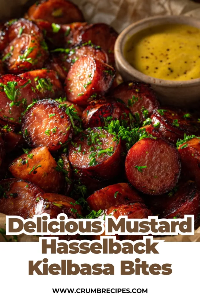 Mustard Hasselback Kielbasa Bites: The Ultimate Party Snack Hasselback Kielbasa Mustard Hasselback Kielbasa Bites