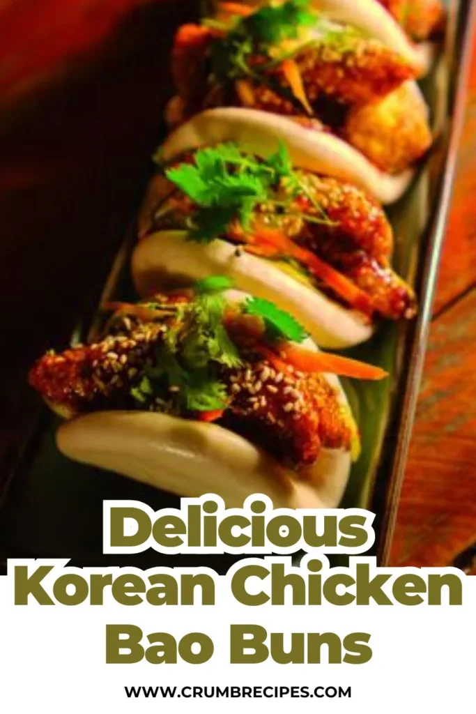 Korean Chicken Bao Buns