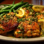 Lemon Garlic Butter Thighs And Green Beans Skillet - The One-Pan Miracle lemon garlic butter thighs Lemon Garlic Butter Thighs And Green Beans Skillet - The One-Pan Miracle