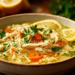 Lemon Ginger Turmeric Chicken And Rice Soup: The Cozy Fix You Didn’t Know You Needed