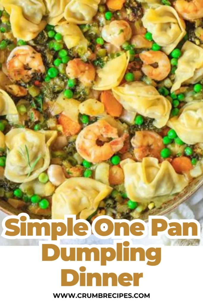 One Pan Dumpling Dinner