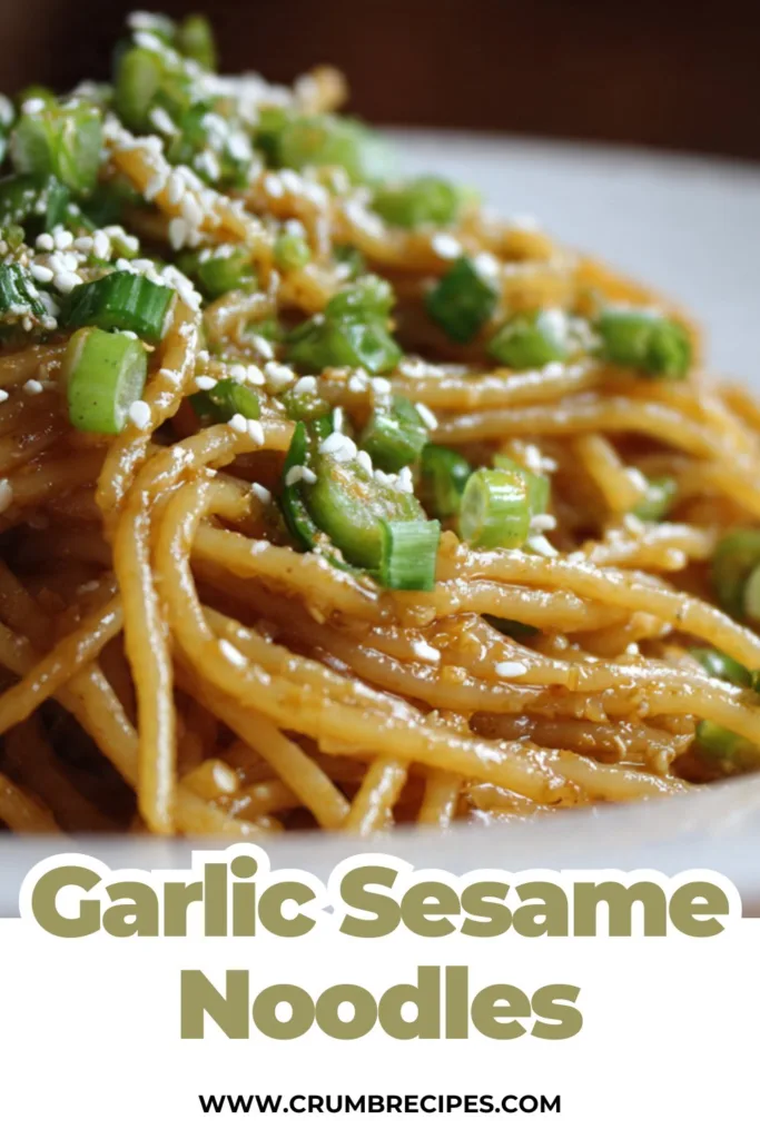 Garlic Sesame Noodles: Your New Favorite Go-To Meal Garlic Sesame Noodles Garlic Sesame Noodles