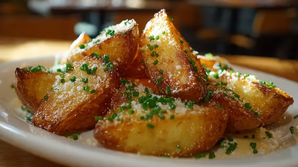 Crispy Parmesan Wedges