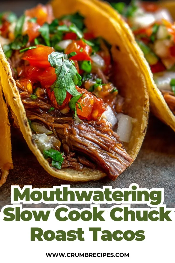 Slow-Cooked Chuck Roast Tacos chuck roast tacos Slow-Cooked Chuck Roast Tacos