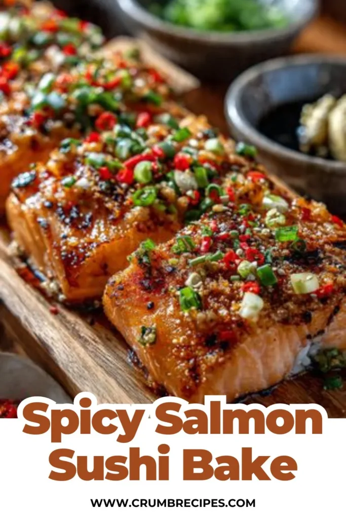 Spicy Salmon Sushi Bake Recipe