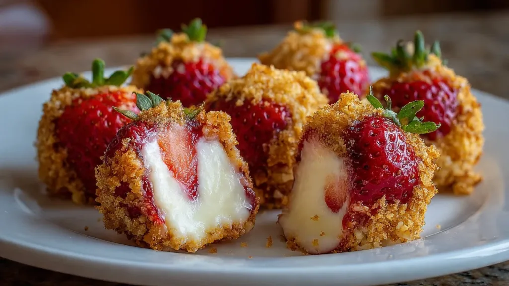 Strawberry Cheesecake Crunch Bites