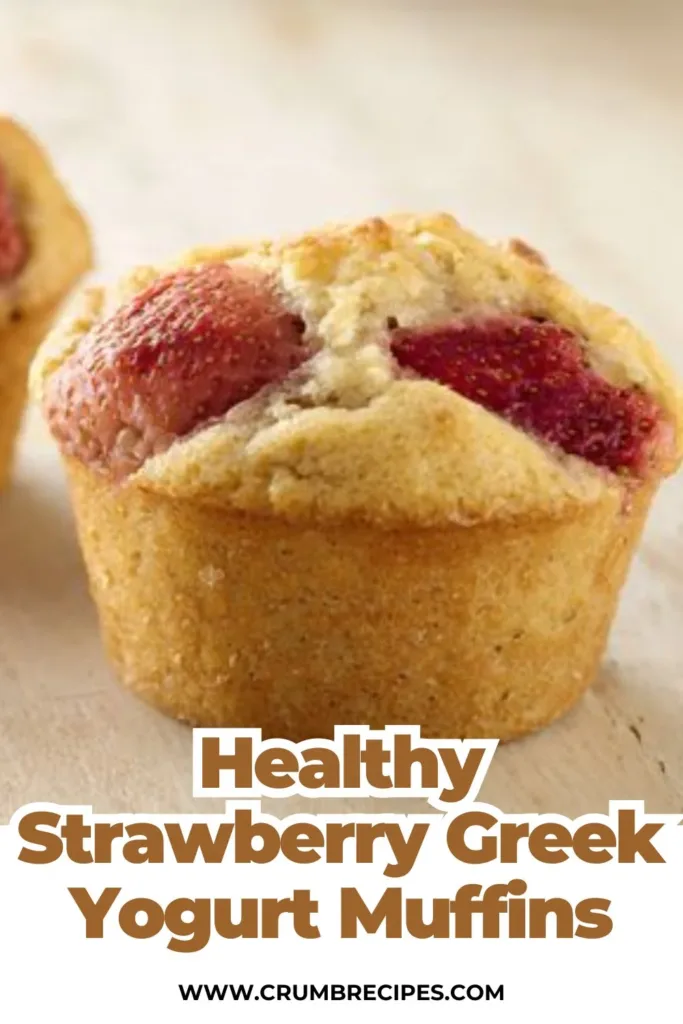 Strawberry Greek Yogurt Muffins