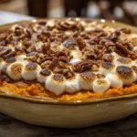 Sweet Potato Casserole with Maple and Pecan Topping Recipe sweet potato casserole Sweet Potato Casserole with Maple and Pecan Topping Recipe