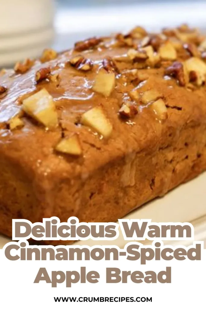Warm Cinnamon-Spiced Apple Bread