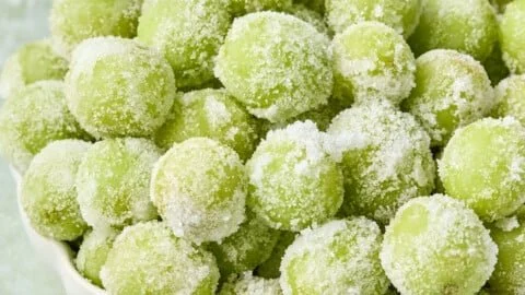 3-Ingredient Frozen Candied Grapes