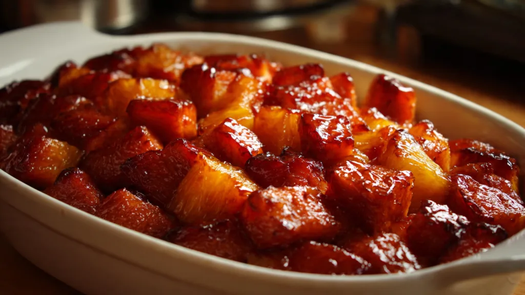 Brown Sugar Pineapple Ham Bake