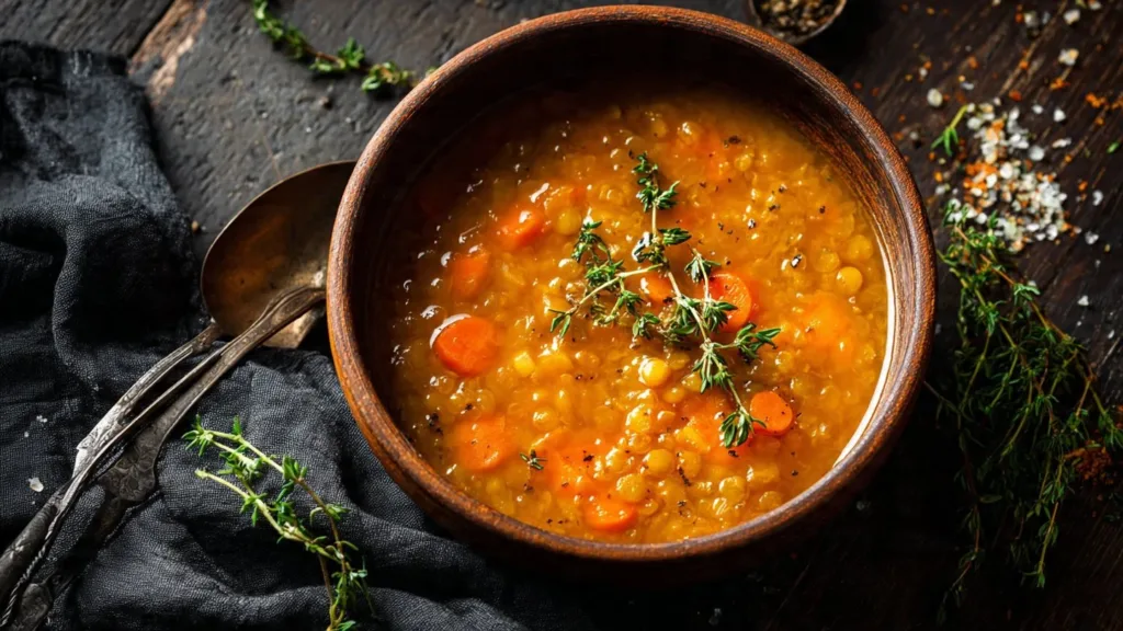 Anti-Inflammatory Red Lentil Soup