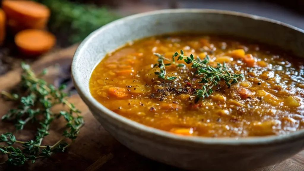 Anti-Inflammatory Red Lentil Soup