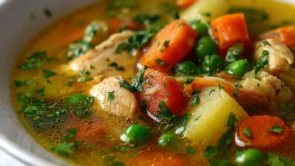 Anti-Inflammatory Turmeric Chicken Soup