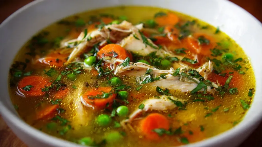 Anti-Inflammatory Turmeric Chicken Soup