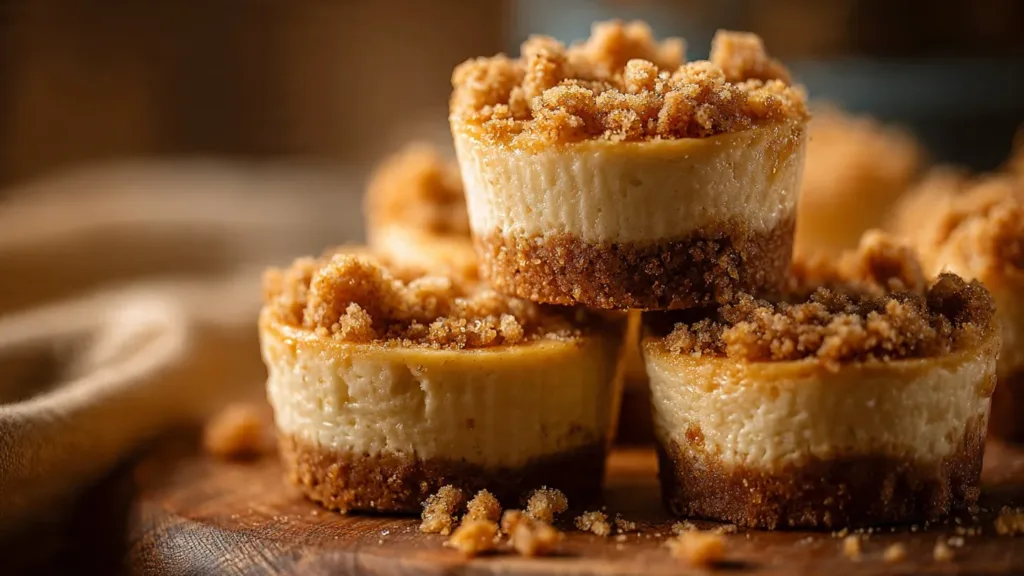 Apple Crisp Cheesecake Bites Recipe