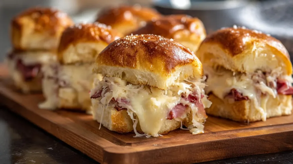 Baked Reuben Sliders