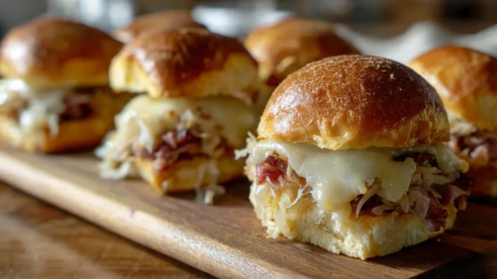 Baked Reuben Sliders