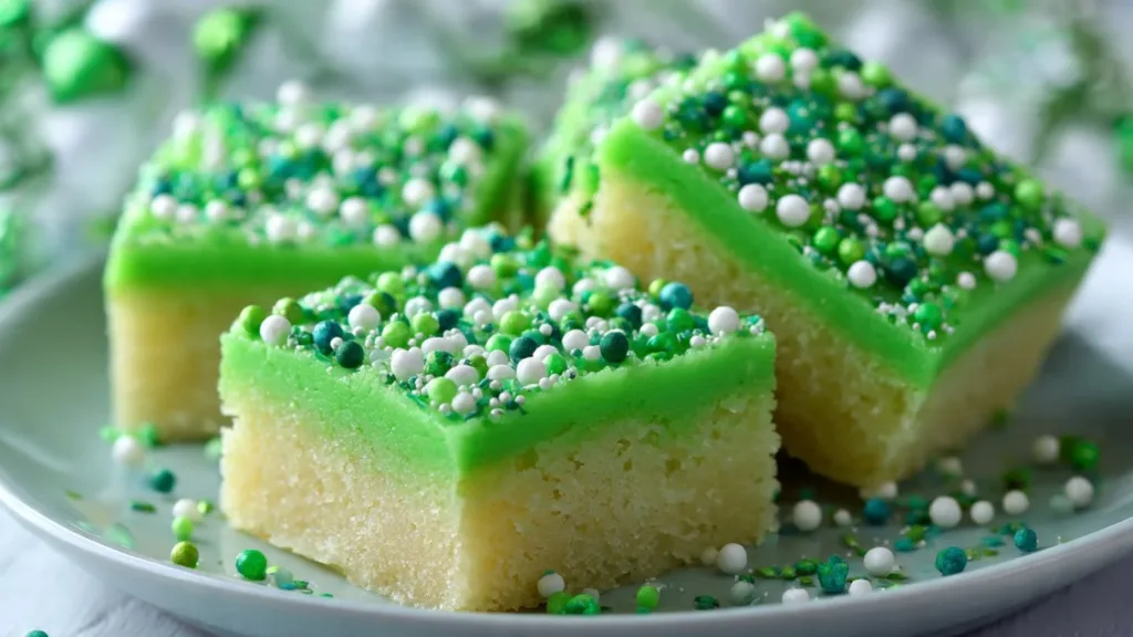 Best St. Patrick's Day Sugar Cookie Bars Recipe