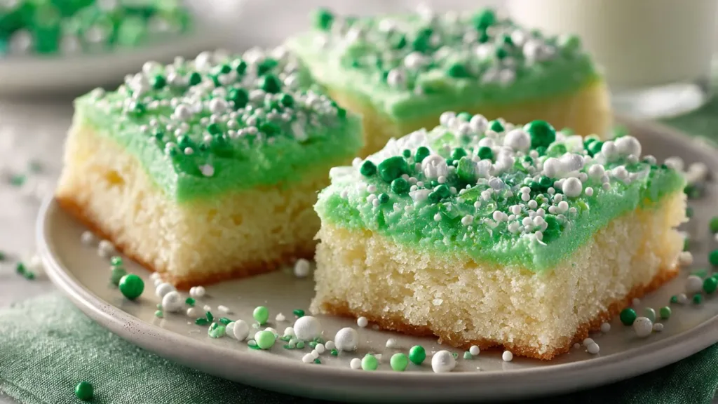 Best St. Patrick's Day Sugar Cookie Bars Recipe