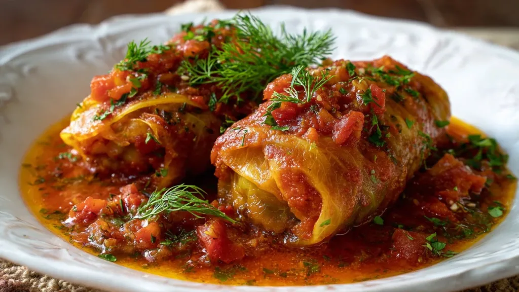 Classic Cabbage Rolls Recipe (not vegan)