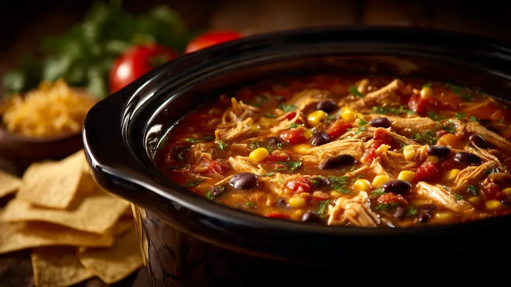 Creamy Chicken Tortilla Soup chicken tortilla soup Creamy Chicken Tortilla Soup