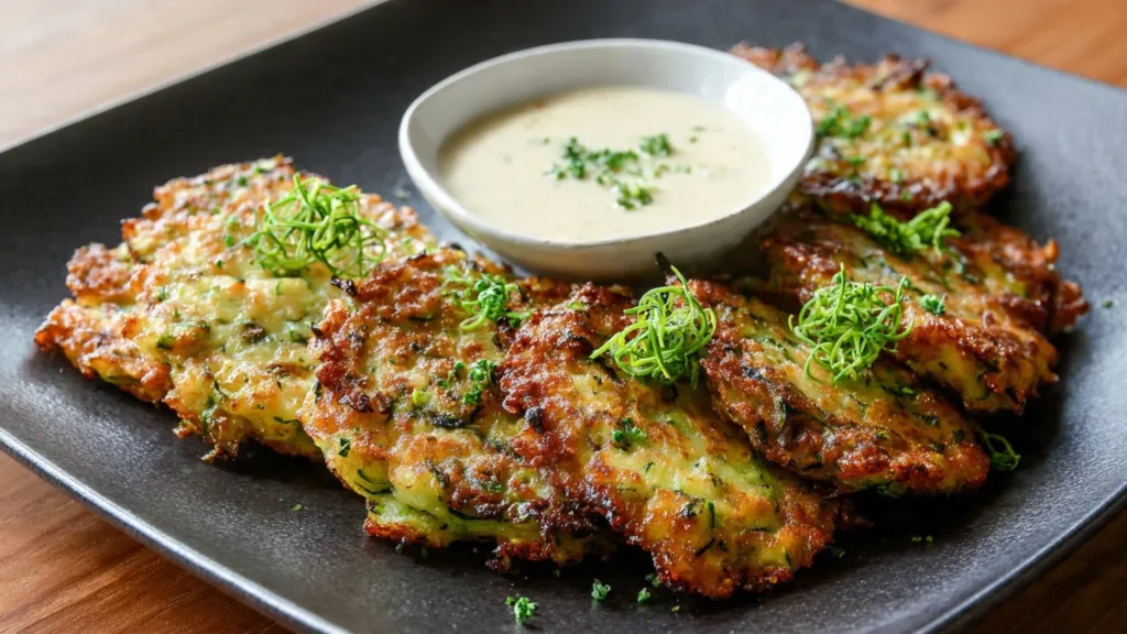 Crispy Zucchini Fritters