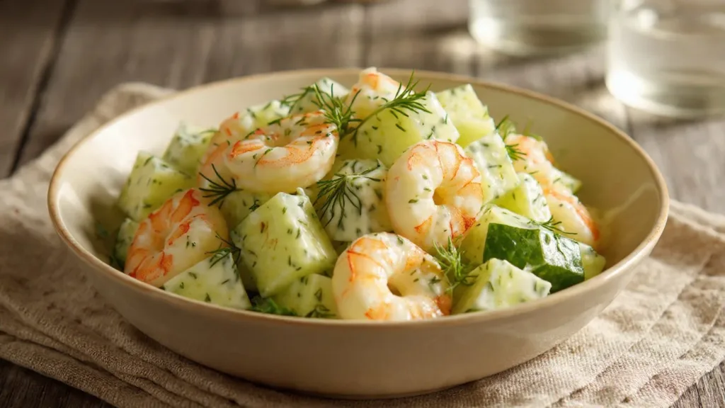Cucumber Shrimp Salad