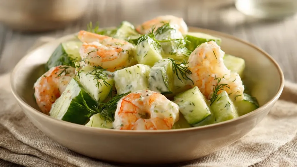 Cucumber Shrimp Salad