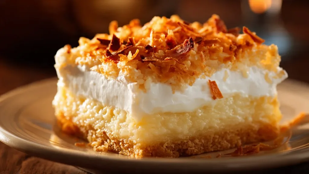 Decadent Coconut Cream Bars That Will Make You Melt