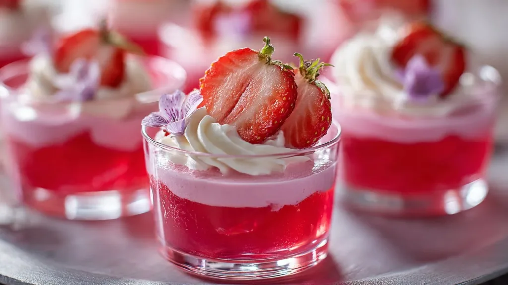 Easy Strawberry Jello Greek Yogurt Dessert