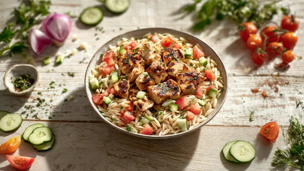 Flavorful Mediterranean Chicken Orzo Recipe For A Healthy Dinner