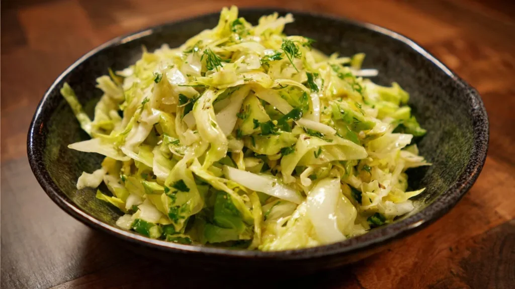 Green Goddess Cabbage Salad