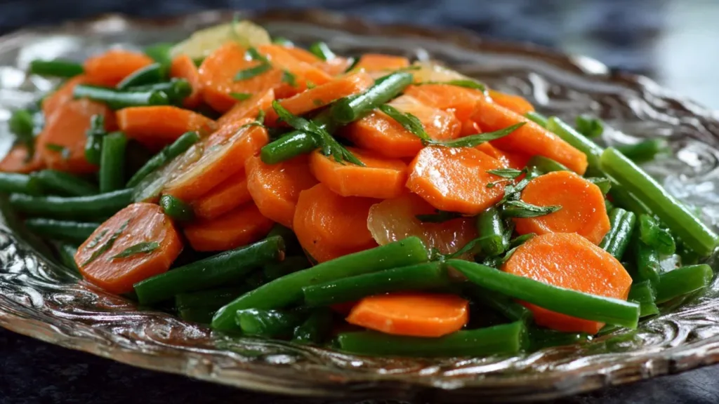 Honey Glazed Carrots & Green Beans