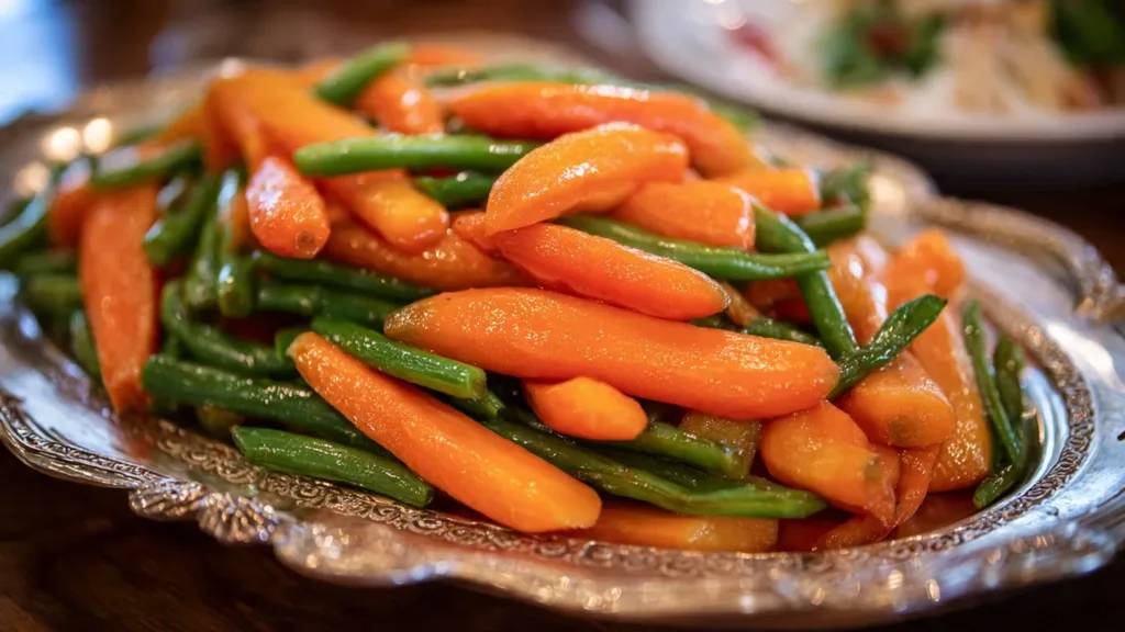 Honey Glazed Carrots & Green Beans
