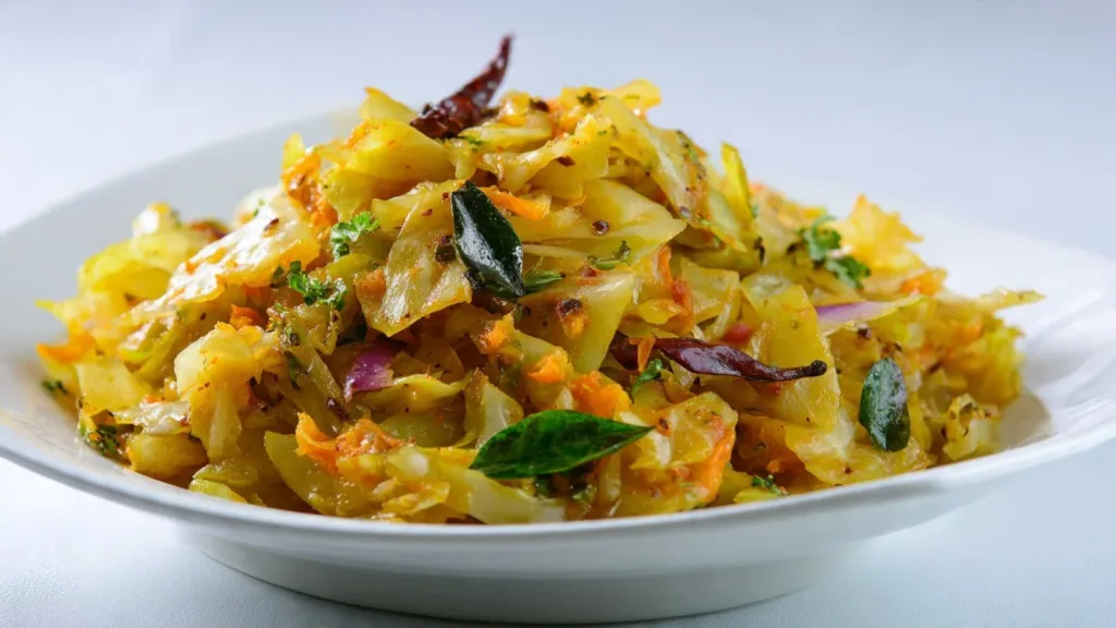 Indian Cabbage Recipe: Oven Roasted Vegan Side Dish