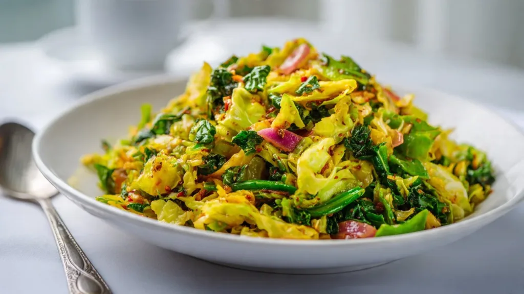 Indian Cabbage Recipe: Oven Roasted Vegan Side Dish