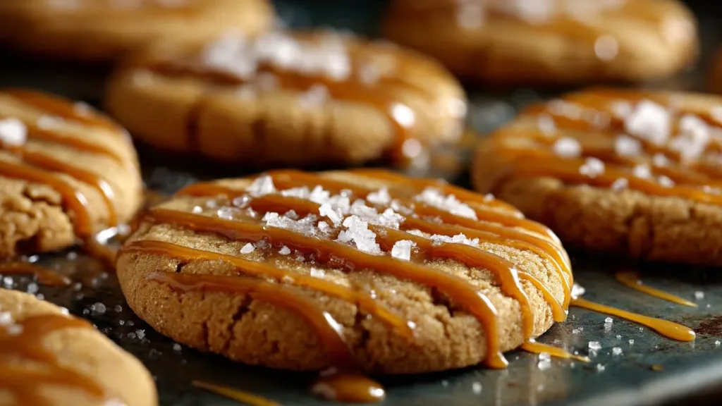 Irresistible Easy Salted Caramel Cookies