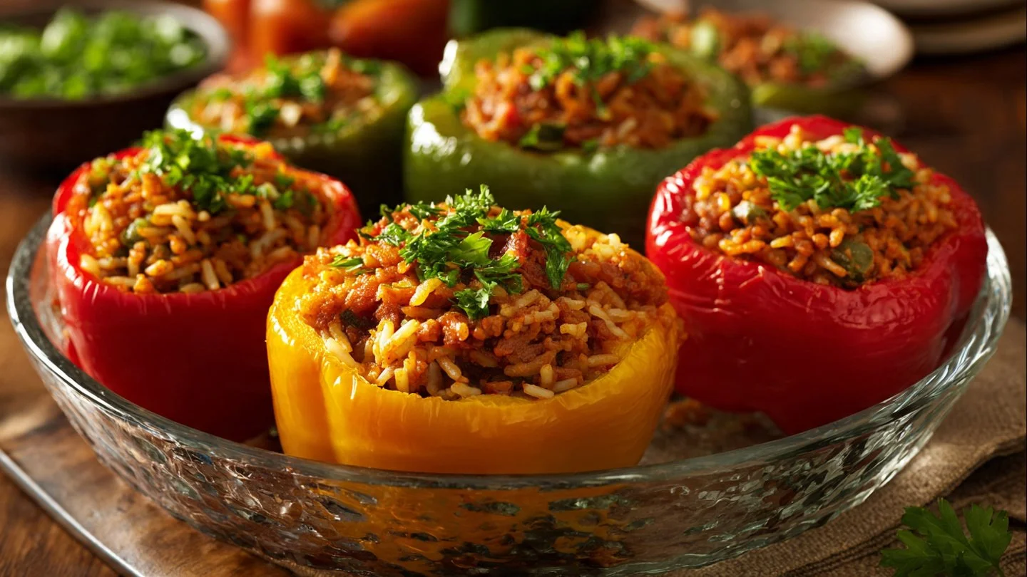 Lebanese Stuffed Peppers, Gluten-Free Recipe stuffed peppers Lebanese Stuffed Peppers | Gluten-Free Recipe