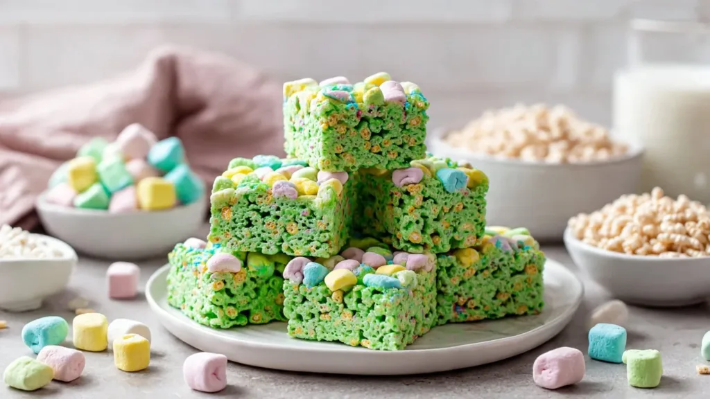 Lucky Charms Rice Krispie Treats