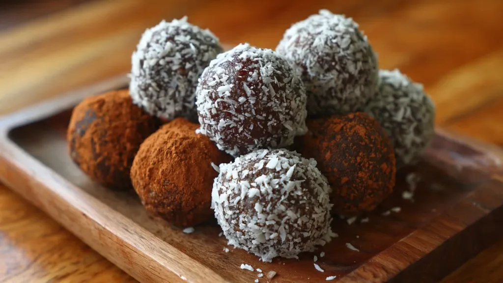 No Bake Chocolate Protein Balls