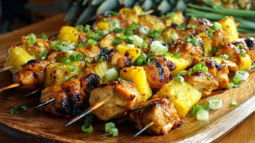 Pineapple Chicken Kabobs