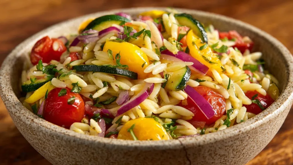 Roasted Vegetable Orzo: A Delicious and Nutritious Recipe for Your Next Meal