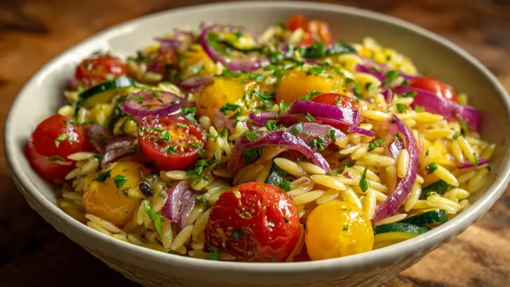 Roasted Vegetable Orzo: A Delicious and Nutritious Recipe for Your Next Meal
