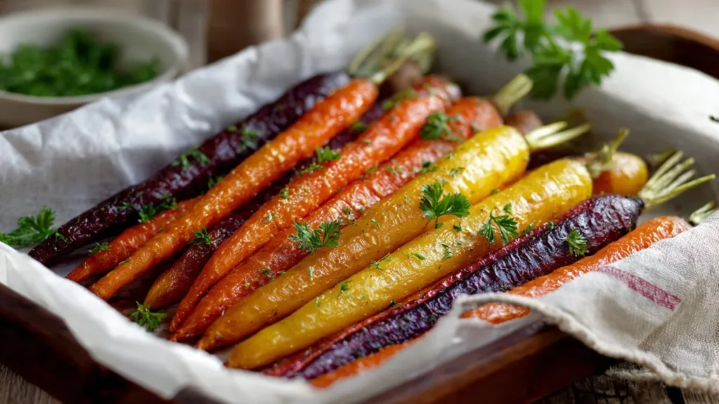 Savoury Roasted Carrots
