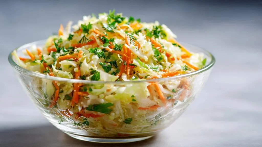 Savoy Cabbage Salad Delight: Fresh, Crunchy, and Colorful Summer Side Dish