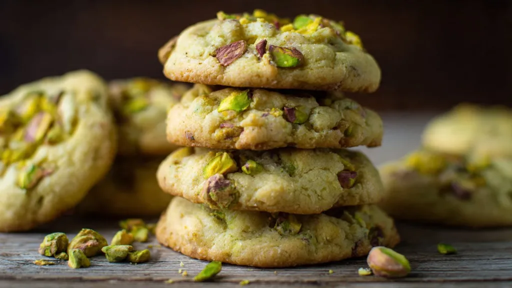 Soft and Chewy Pistachio Pudding Cookies pistachio pudding cookies Soft and Chewy Pistachio Pudding Cookies