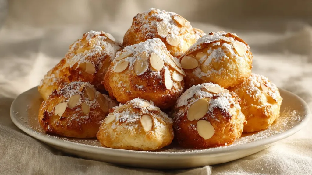 Soft Ricotta Almond Pillows