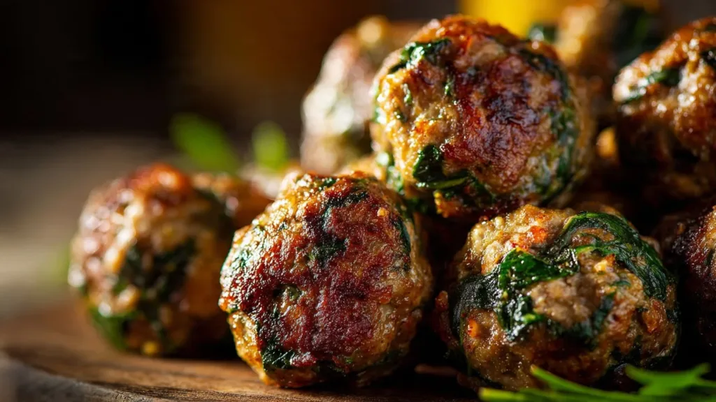 Spinach Garlic Meatballs Recipe Everyone Will Love spinach garlic meatballs Spinach Garlic Meatballs Recipe Everyone Will Love