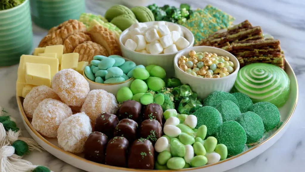 St. Patrick's Day Sweets Charcuterie Board